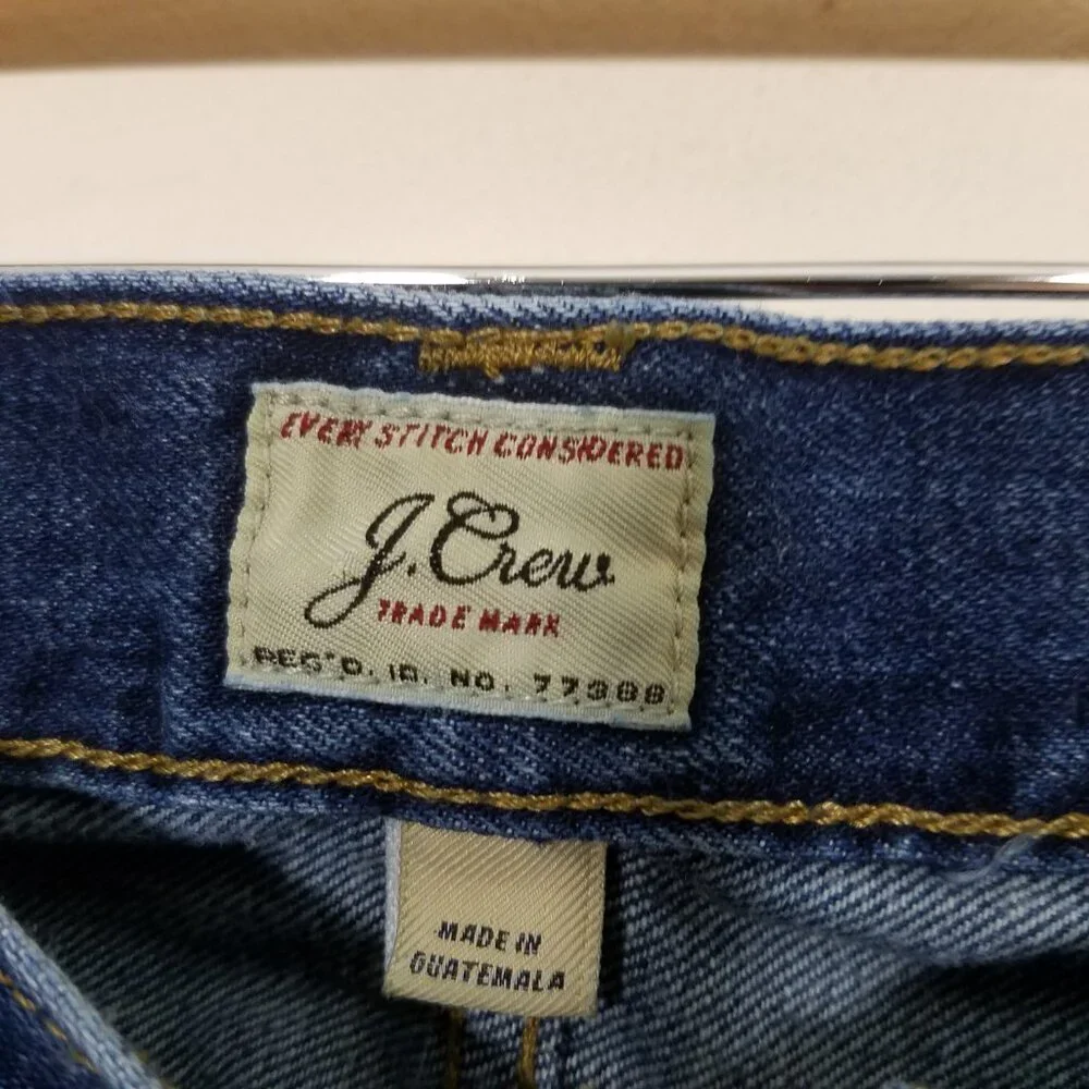 J. Crew Trade Mark Style 484 Jeans Blue Size 30